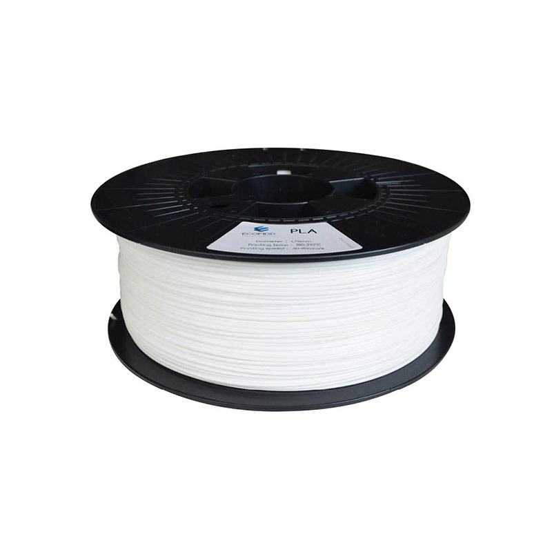 Bobine de fil pla 1.75 mm biodégradable imprimante 3d filament blanc -  Conforama